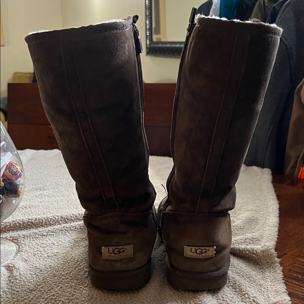 UGG Chocolate Suede Boots